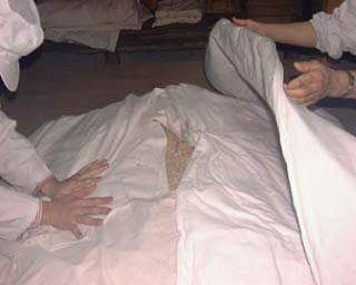 ���ɃV�[�c�������ĕi����ۂ�